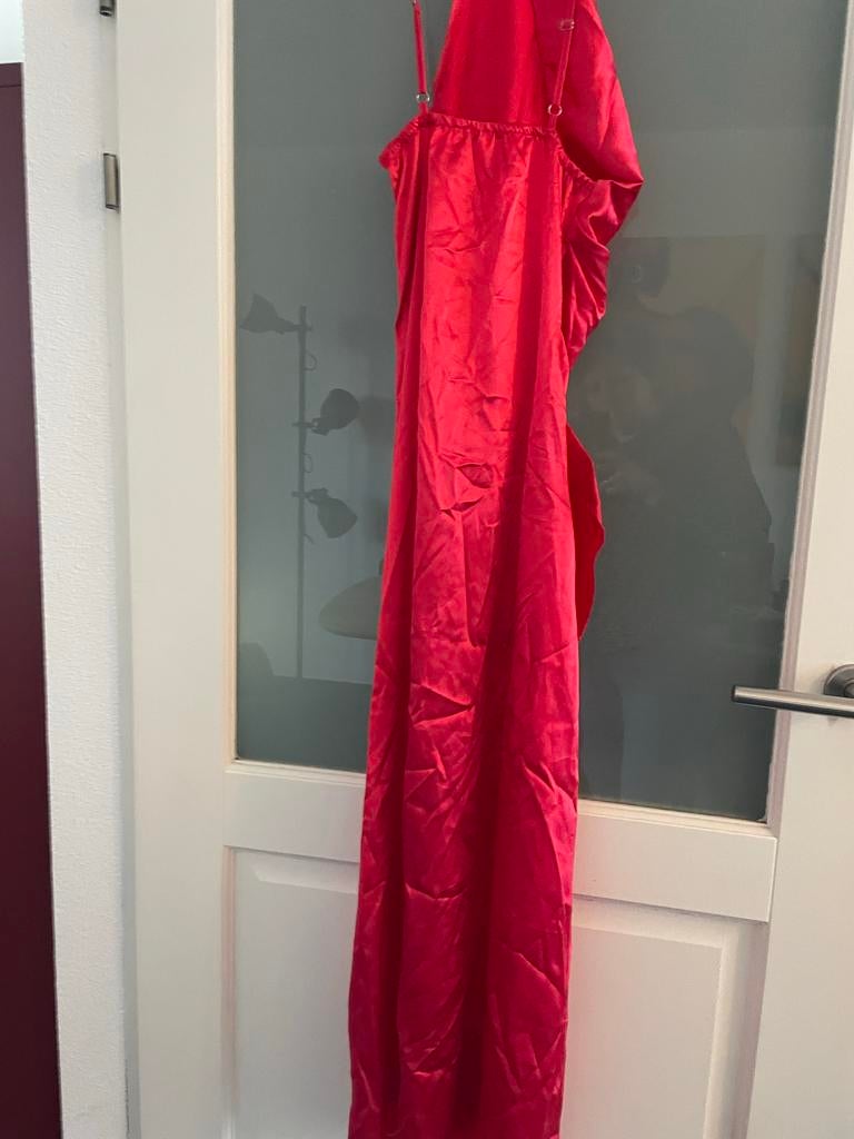 Rode galajurk, Maat 38/40 (M), Galajurk, Ophalen of Verzenden, Gedragen