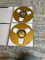 set bandrecorder/tapedeck metalen spoelen/reels 26,5 cm, Ophalen of Verzenden, Onderdeel, Met banden