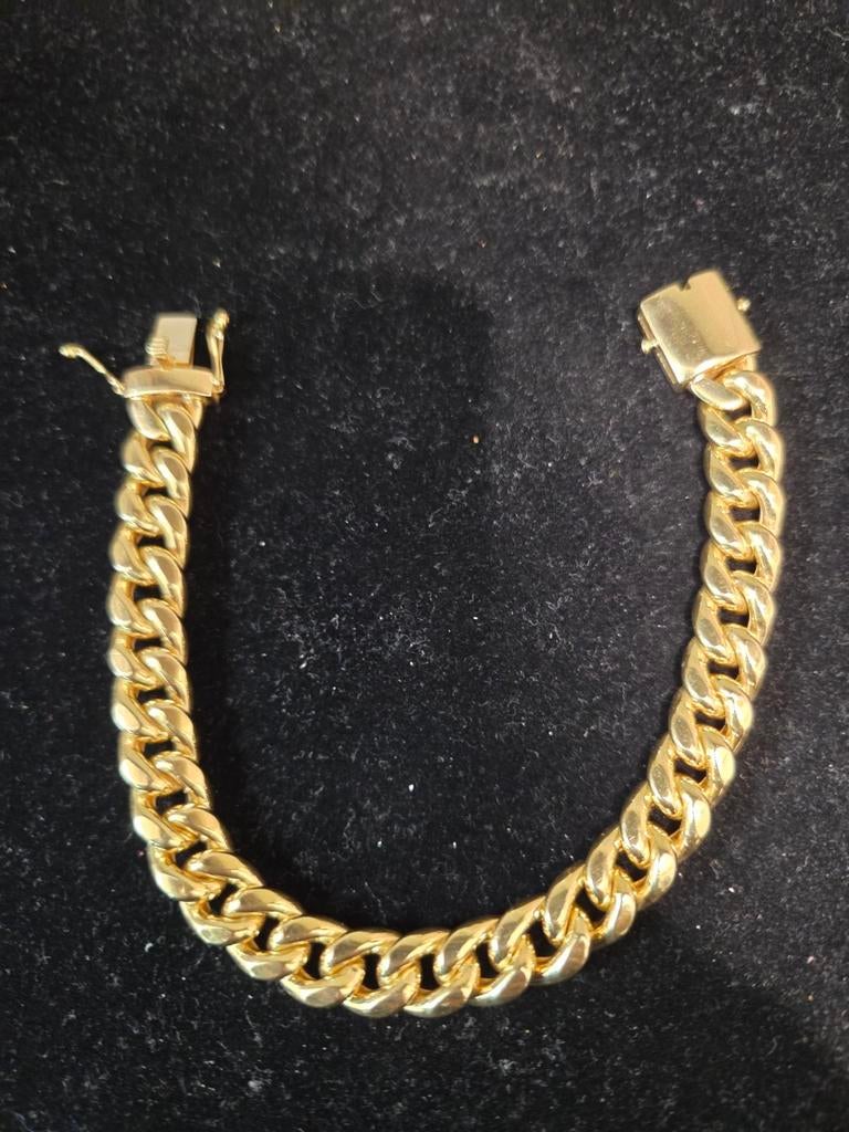 14 k gouden cuban armband 42,4 gram, Ophalen of Verzenden, Nieuw, Goud, Goud