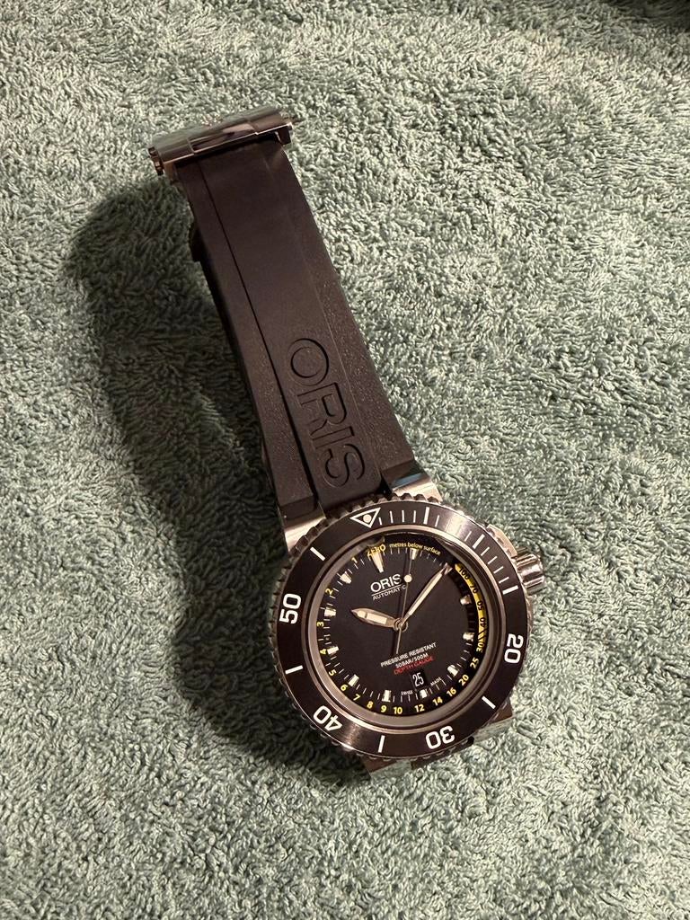Oris Aquis Depth Gauge, Ophalen, Staal, Overige merken