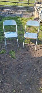 Vintage ijzeren klapstoelen, Ophalen