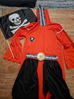 Piratenkostuum voor kinderen met vlag en ooglapje, Ophalen of Verzenden, Gebruikt, 146 t/m 152, Jongen of Meisje