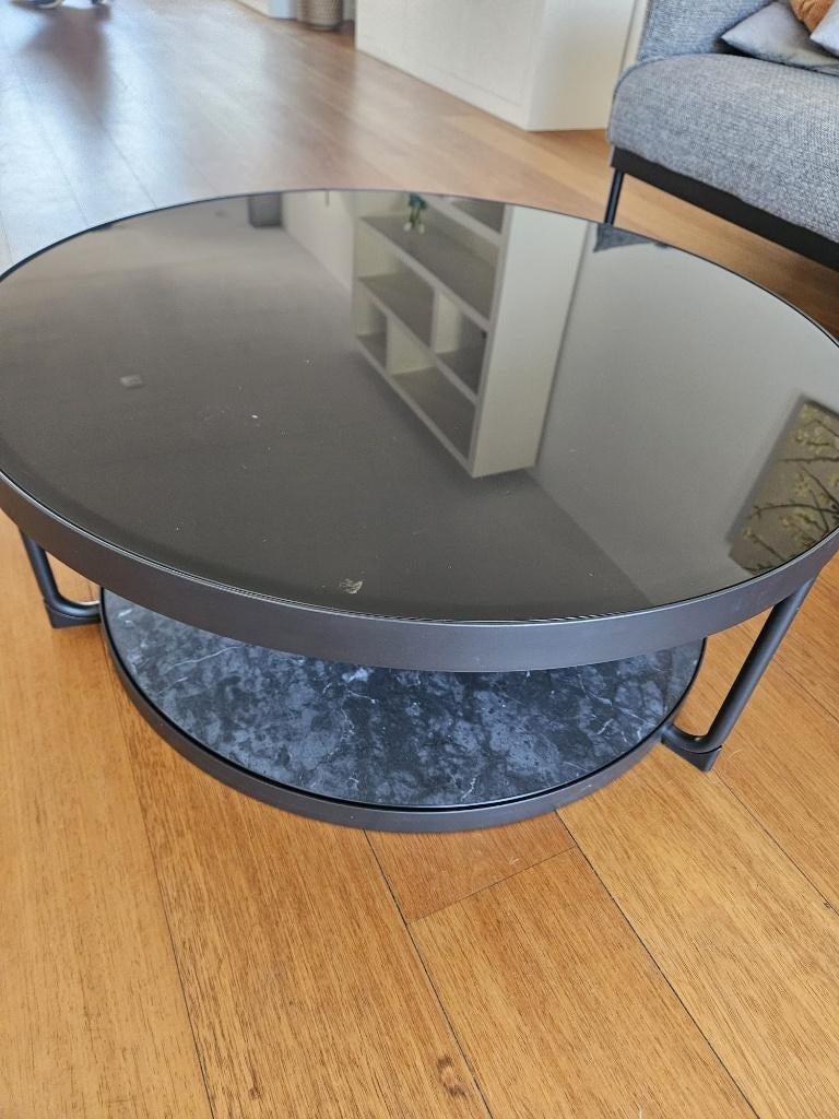 Salontafel -, Ophalen, 50 tot 100 cm, Rond, 50 tot 100 cm