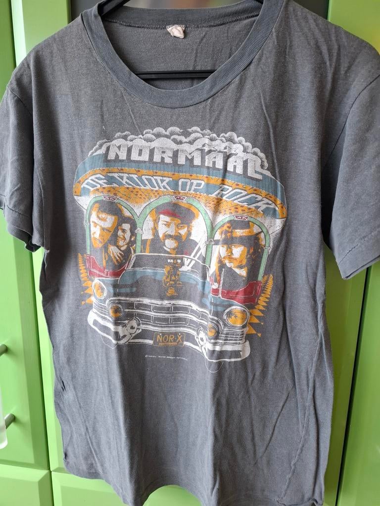 Normaal Klok op rock shirt, Kleding | Heren, T-shirts, Ophalen of Verzenden, Gedragen, Zwart