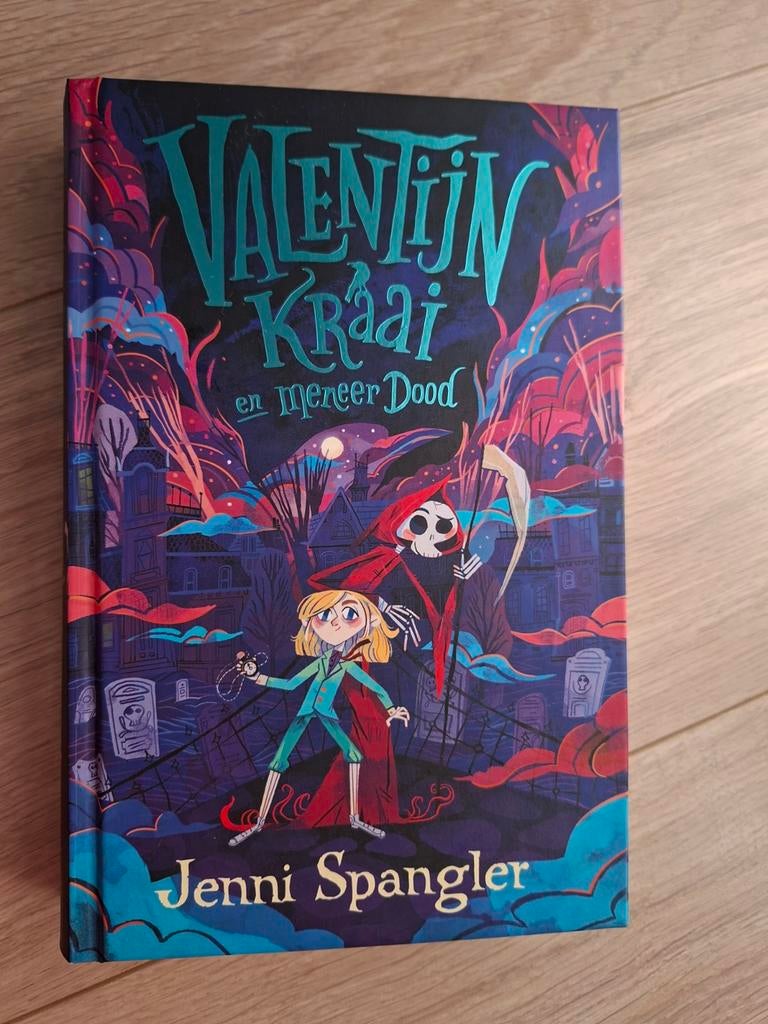 Valentijn Kraai en Meneer Dood - Jenni Spangler, Ophalen, Zo goed als nieuw, Jenni Spangler, Fictie