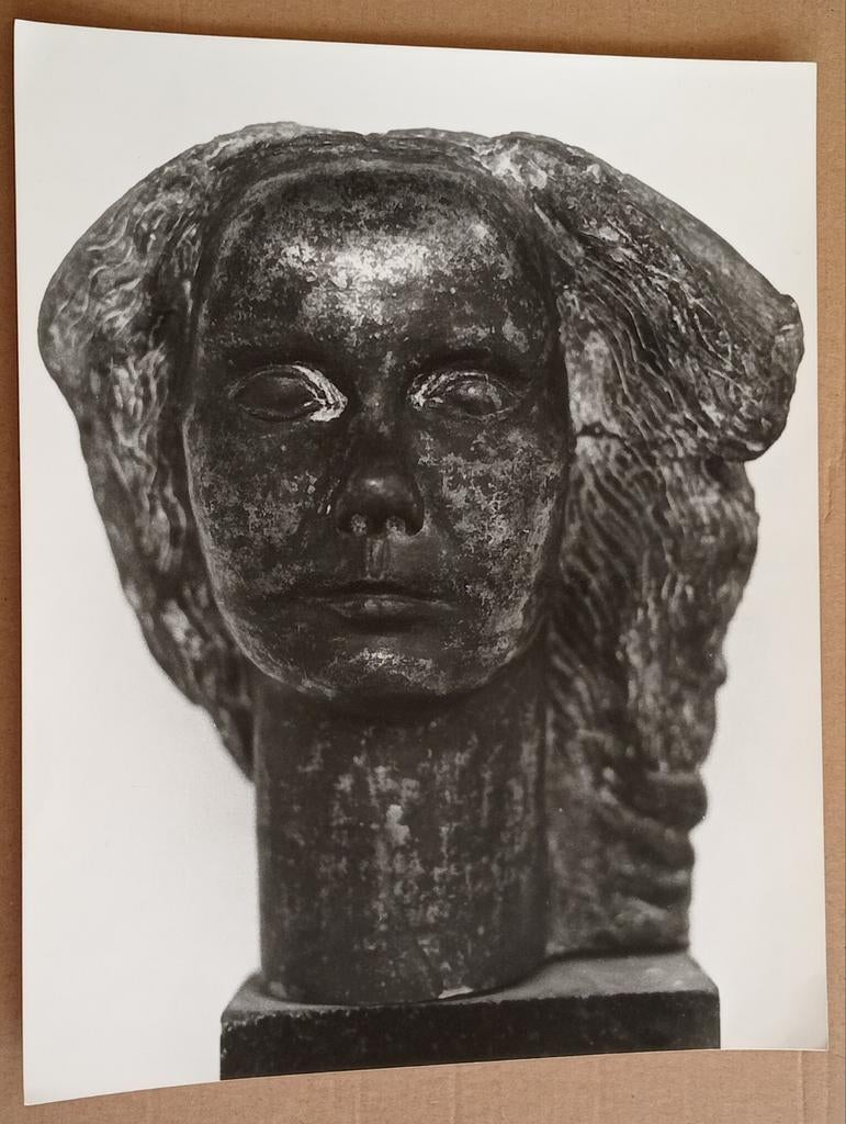 Caius Spronken persfoto jaren 70-80 sculptuur, Ophalen of Verzenden, 1960 tot 1980, Zo goed als nieuw, Overige onderwerpen