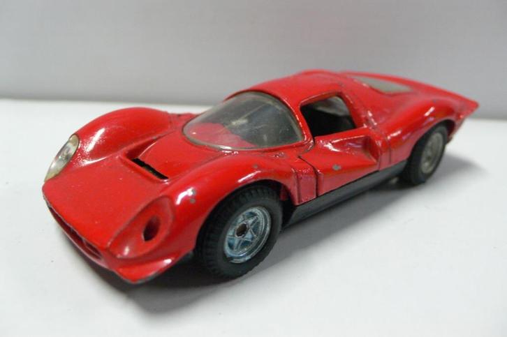 ferrari p4 le mans -politoys export - 1/43-mist koplampglas-, Hobby en Vrije tijd, Modelauto's | 1:43, Gebruikt, Auto, Overige merken