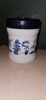 Vintage opaline tabak pot, Antiek en Kunst, Antiek | Keramiek en Aardewerk, Ophalen of Verzenden