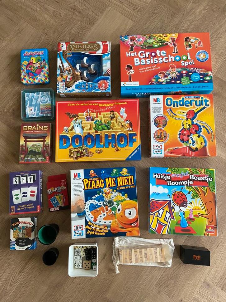 Meerdere spelletjes, Hobby en Vrije tijd, Gezelschapsspellen | Bordspellen, Zo goed als nieuw, Ophalen of Verzenden