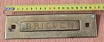 Brievenbus vintage messing, Ophalen of Verzenden, Gebruikt, Overige materialen