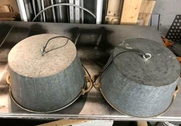 2 Zinken Hanglampen - Industrieel Design beschikbaar voor biedingen