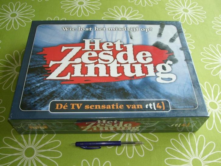 Nieuw in seal: Het zesde Zintuig - de TV sensatie van RTL4, Hobby en Vrije tijd, Gezelschapsspellen | Bordspellen, Nieuw, Drie of vier spelers