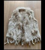 Vest racoon bont angora, Kleding | Dames, Ophalen of Verzenden, Zo goed als nieuw, Maat 38/40 (M), Beige