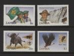 Zambia - 1982 - serie = motief Scouting, Postzegels en Munten, Postzegels | Afrika, Zambia, Ophalen of Verzenden, Postfris