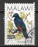 Malawi 2016 Vogel Overdruk nwe waarde spreeuw MISDRUK, Verzenden, Overige landen, Gestempeld