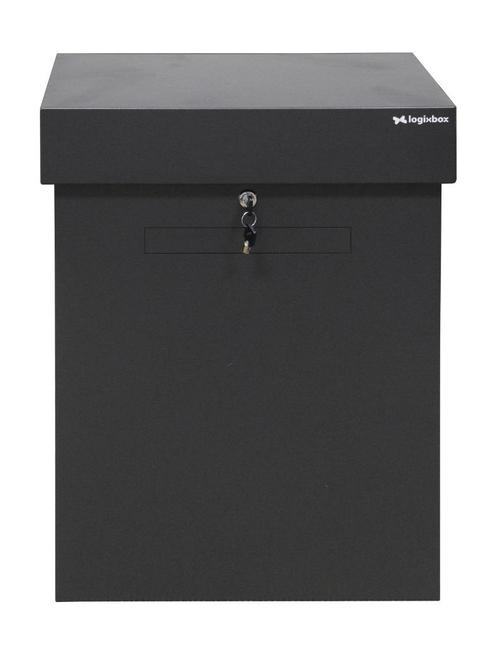 Logixbox  - Pakketbox - Topbox XL - 1.0 mm staal, Tuin en Terras, Brievenbussen, Nieuw, Wandbrievenbus, Staal, Verzenden