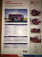 2x DAF LF Brandweer brochures folders met IFFS / Wiss opbouw, Ophalen of Verzenden, Zo goed als nieuw, Overige merken