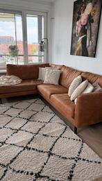 Trendy vloerkleed wit/crème met ruit patroon, Huis en Inrichting, Stoffering | Vloerbedekking, Ophalen, Gebruikt, Crème, Tapijt