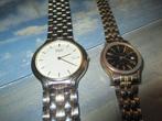 1+1 gratis seiko vintage en condor vintage met datum quartz, Sieraden, Tassen en Uiterlijk, Horloges | Heren, Gebruikt, Staal