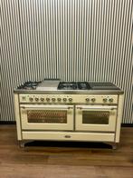 Luxe Fornuis Boretti Majestic 7 pits Incl. Afzuigkap 150 cm, Fornello Esperta, Grill, Ophalen of Verzenden, Zo goed als nieuw