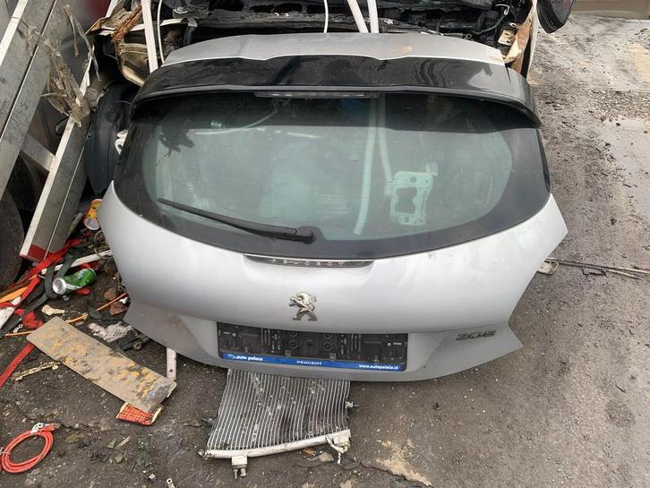 achterklep peugeot 208 grijs met spoiler 2012 tot 2020, Auto-onderdelen, Carrosserie en Plaatwerk, Achterklep, Peugeot, Achter