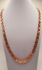 gouden platte koningsketting 14kt, Www.bredajuwelier.nl, Nieuw, Ophalen of Verzenden, Www.bredajuwelier.nl