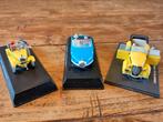 3 auto 2x robbedoes 1x blake en mortimer 1/43, Meerdere stripboeken, Ophalen of Verzenden, Gelezen