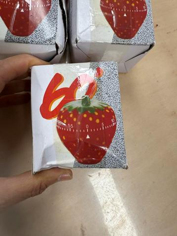 Aardbei Kookwekker - Nieuw in Verpakking beschikbaar voor biedingen