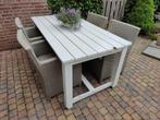 Tuintafel met 4 stoelen, Ophalen, 4 zitplaatsen, Gebruikt, Tuinset