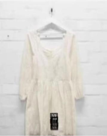 Notes du Nord - Broderie anglaise Jurk maat 40 - Nieuw beschikbaar voor biedingen