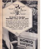 Retro reclame 1962 Honig Koog aan de Zaan u tovert, Verzamelen, Retro, Ophalen of Verzenden