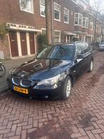 BMW 5-Serie 2.0 I 520 Touring 120KW AUT 2010 Zwart, Auto's, Automaat, Achterwielaandrijving, 4 cilinders, 1565 kg