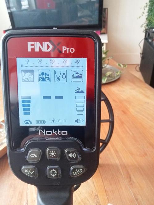Nokta findx pro metaaldetector, Hobby en Vrije tijd, Metaaldetectors, Zo goed als nieuw, 30 cm of minder, Discriminatie metaaldetectie
