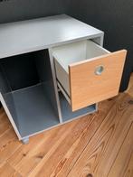 Bureaukastje met lade, Huis en Inrichting, Kasten | Ladekasten, Ophalen, Gebruikt, Kunststof, 1 of 2 laden