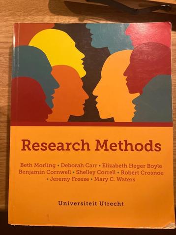 Research Methods - Universiteit Utrecht  beschikbaar voor biedingen