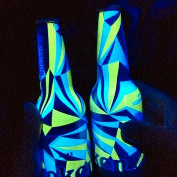 22 Heineken Blacklight Aluminium Flesjes Café Horeca Mancave beschikbaar voor biedingen