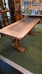 Antieke eiken kloostertafel