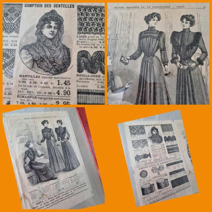 Pagina GRANDS MAGASINS DE LA SAMARITAINE, PARIS, Antiek en Kunst, Antiek | Woonaccessoires, Ophalen of Verzenden