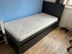 IKEA Malm bed met lattenbodem 90x200, 90 cm, Gebruikt, Eenpersoons, Hout
