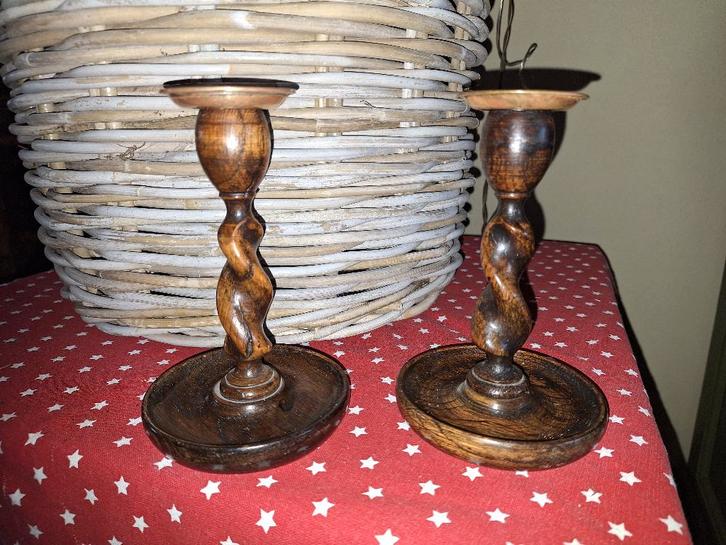 Antieke Engelse kandelaars, Antiek en Kunst, Antiek | Kandelaars, Overige materialen, Ophalen of Verzenden