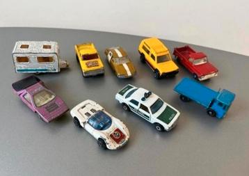 Matchbox 9x vintage auto, jr. '70/'80 beschikbaar voor biedingen