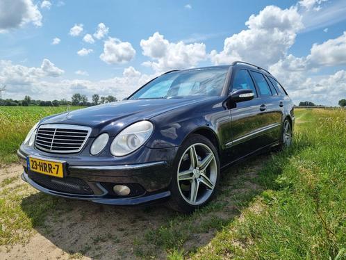 Mercedes-Benz E-Klasse 5.0 E500 Combi AUT 2005 Blauw, Auto's, Mercedes-Benz, Particulier, E-Klasse, ABS, Airbags, Airconditioning