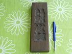 Speculaasplankje (22 x 7cm) met molen en visser, Ophalen of Verzenden