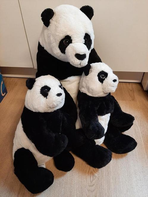 IKEA panda familie knuffels djungelskog, Kinderen en Baby's, Speelgoed | Knuffels en Pluche, Ophalen of Verzenden