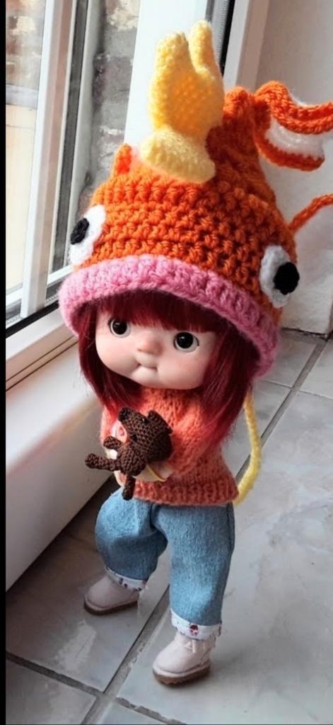 Qbaby bjd doll, Verzamelen, Poppen, Zo goed als nieuw, Pop, Ophalen of Verzenden