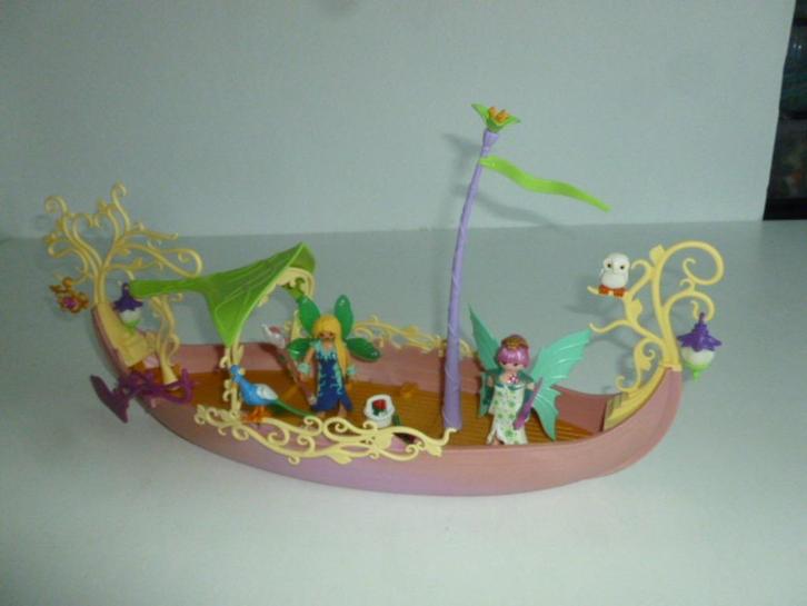Playmobil Enchanted op Feeënboot 5454 Vraagprijs, Kinderen en Baby's, Speelgoed | Playmobil, Gebruikt, Complete set, Ophalen of Verzenden