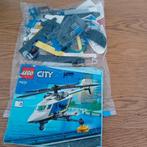 Lego city 60243 Politiehelikopter achtervolging, Ophalen of Verzenden, Zo goed als nieuw, Complete set, Lego