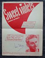 Bladmuziek - Handtekening Wim Ibo - 1951- Gesigneerd, Verzamelen, Verzenden
