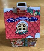Kerst kandelaar aluminium theelichthouder kleurrijk huisje, Diversen, Ophalen of Verzenden, Nieuw
