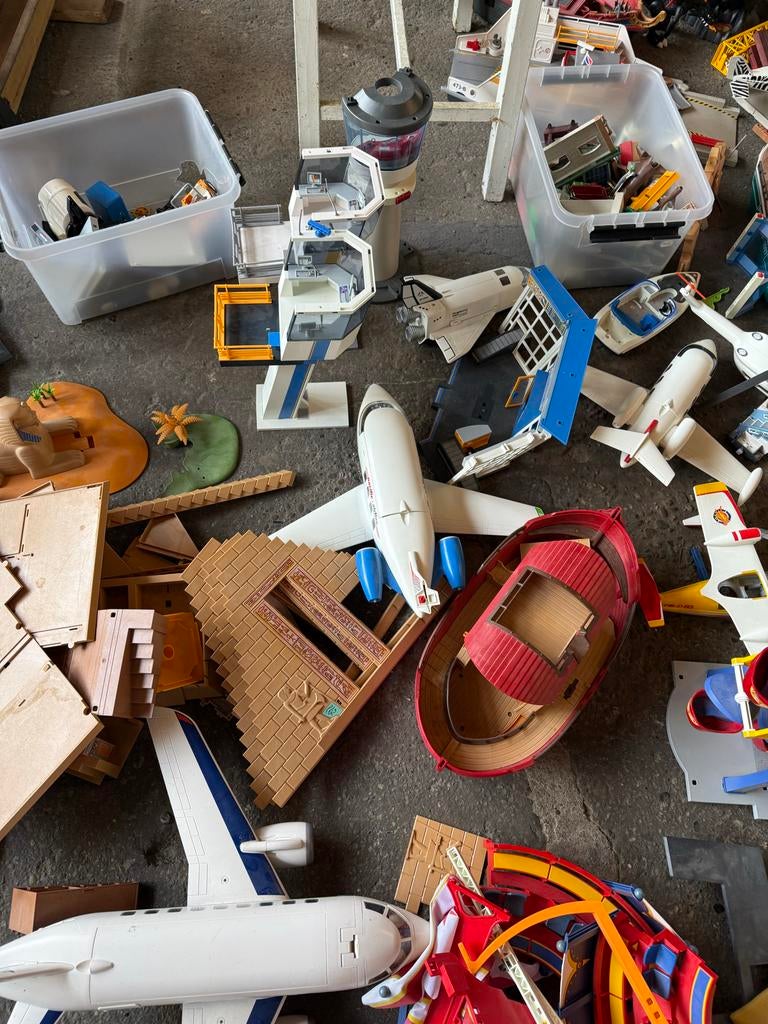 Grote Playmobiel Collectie - Pyramide, Politie, Vliegtuigen!, Kinderen en Baby's, Speelgoed | Playmobil, Ophalen, Gebruikt, Los playmobil